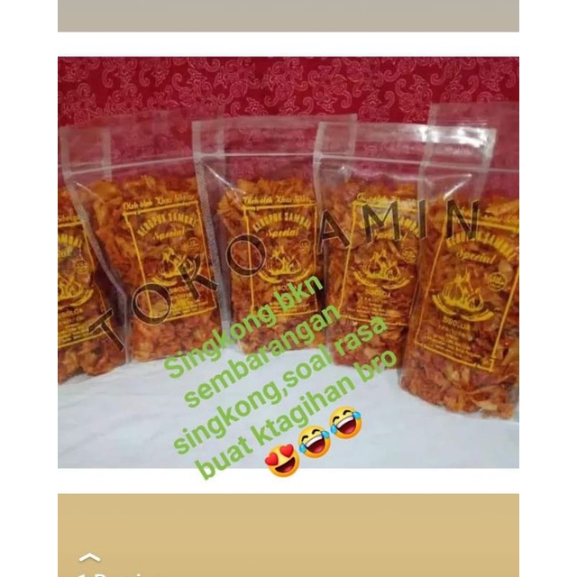 

keripik Sambal special kemasan clip 180gram