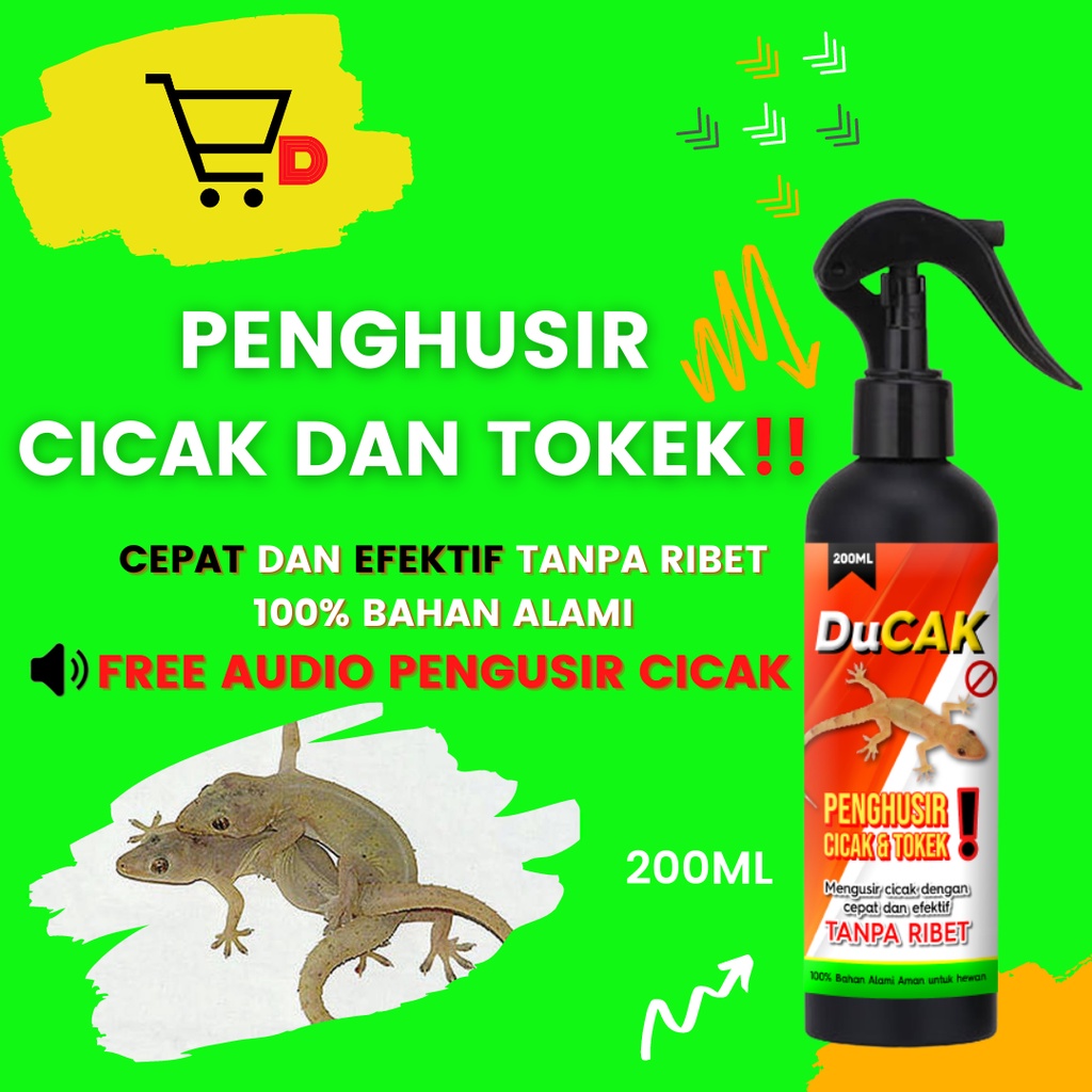 Jual Dulkemid Spray Pengusir Cicak Tokek Tanpa Membunuh Bonus Audio Pengusir Cicak Tokek Spray