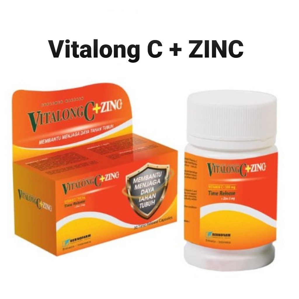 Vitalong C ZINC Isi 30 Kapsul