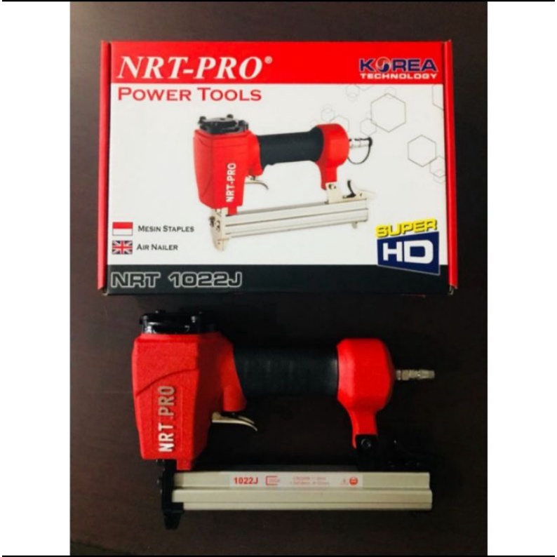 Jual Mesin Paku Tembak Steples Air Nailer Nrt Pro Type J Isi Tipe U