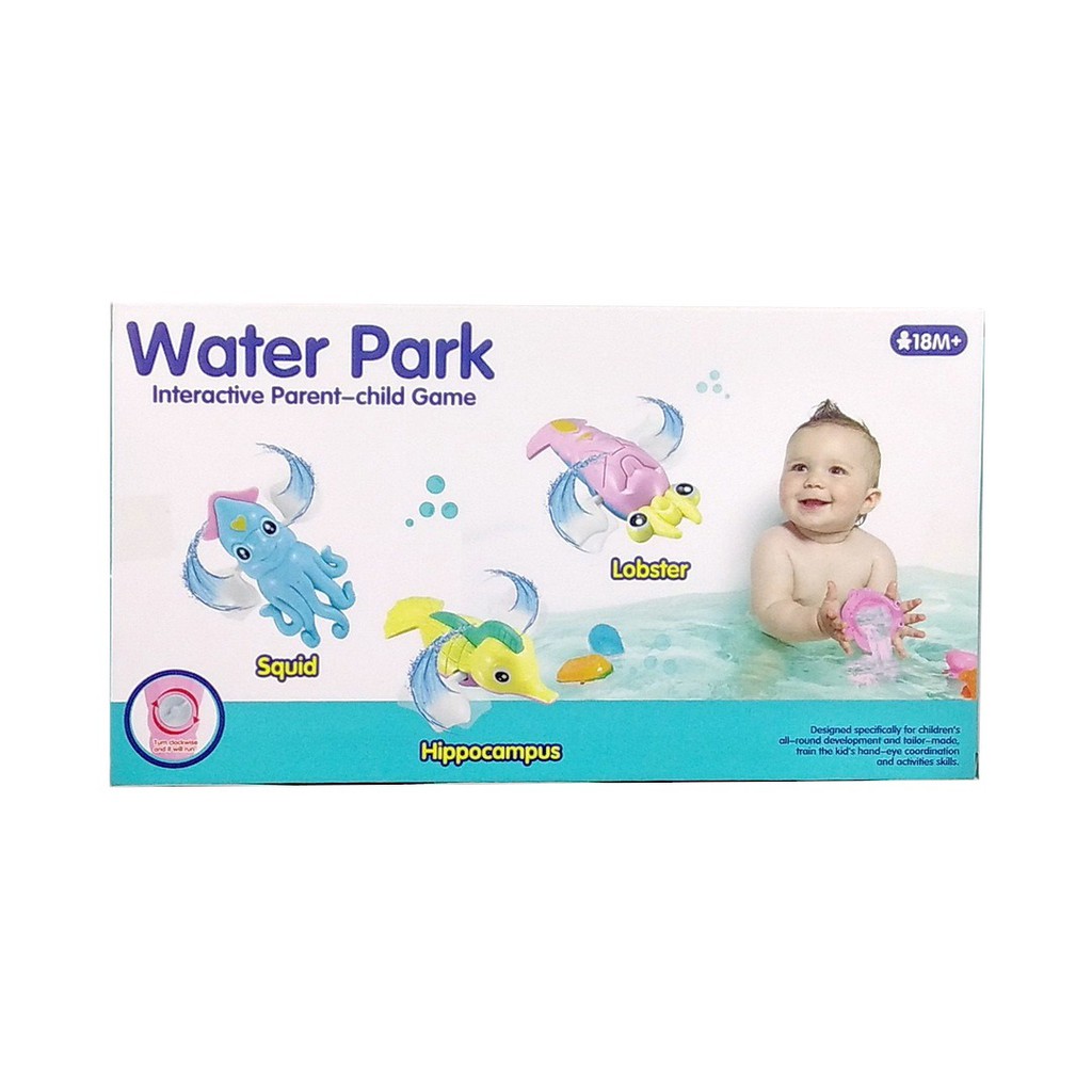 Water Park Set Mainan Mandi Air Clockwork Bisa Berenang