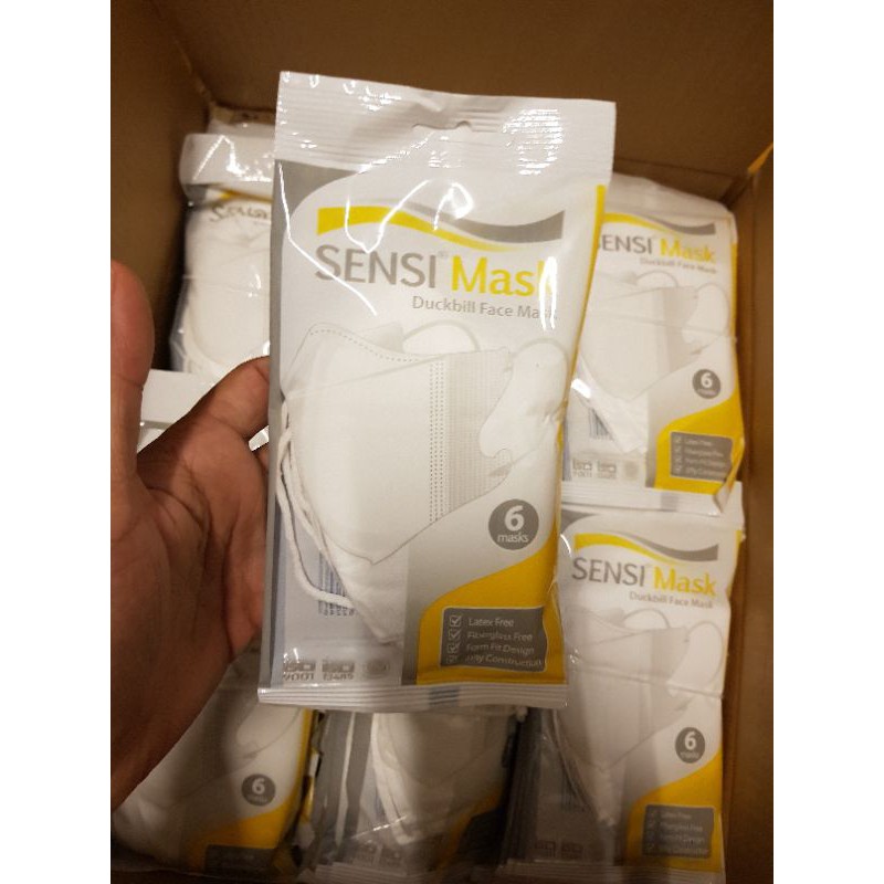 Masker Sensi Duckbill Pack isi 6 pcs