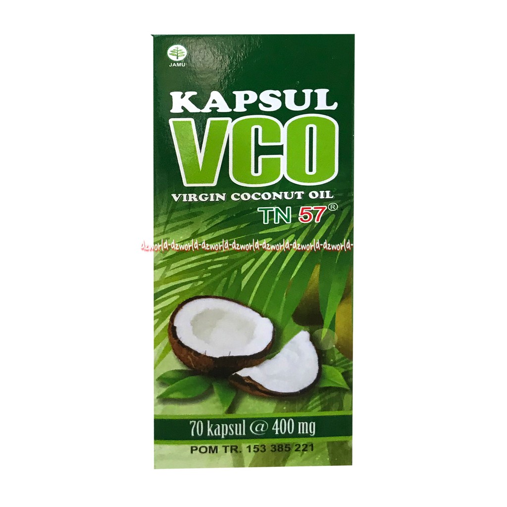 Kapsul Vco Virgin Coconut Oil 70kapsul Suplemen Kesehatan Untuk Membantu Daya Tahan Tubuh VCO