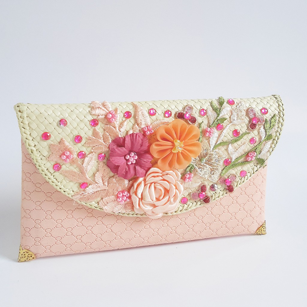 CLUTCH PANDAN PESTA TAS TOTEBAG TAS ROTAN TAS LACOSTE TAS PESTA ELEGAN SELEMPANG