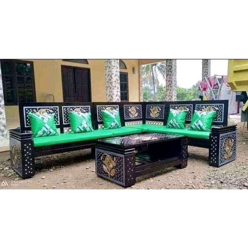 Furniture kursi sofa tamu model sudut triple / kursi tamu harga 2 jutaan / kursi tamu minimalis / mo