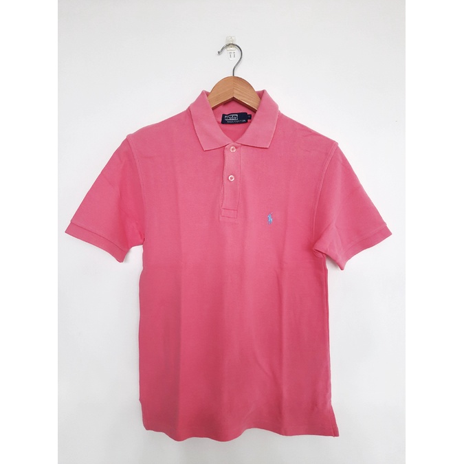 Atasan Kaos Berkerah Polo Wanita Pink