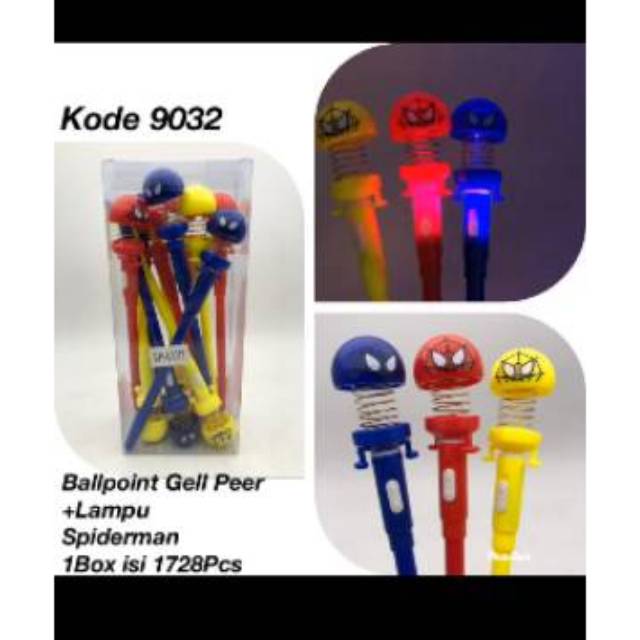 

Pen gel pake per lampu terbaru isi 12 pcs