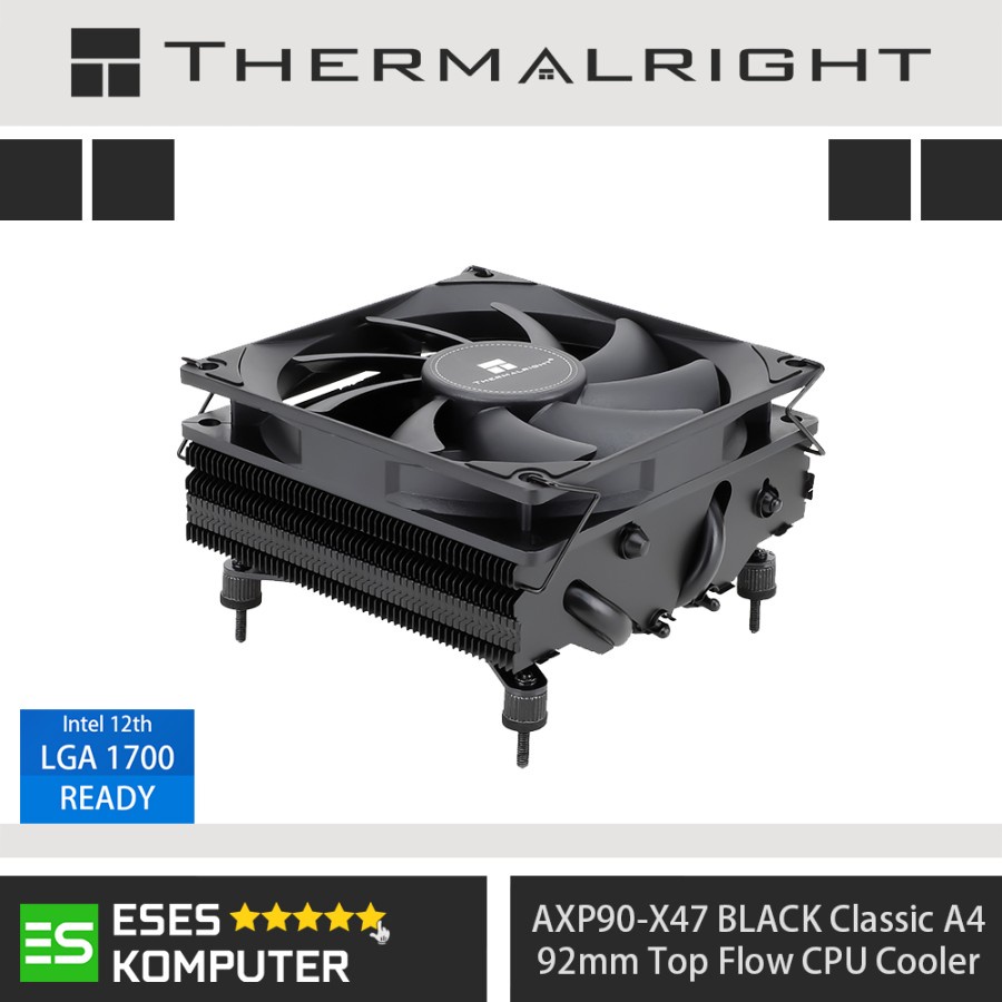 HSF THERMALRIGHT AXP90-X47 BLACK | Low Profile Mini ITX CPU Cooler