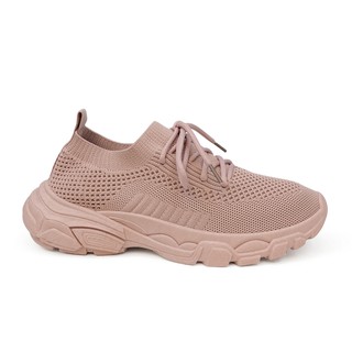 PVN Sepatu Sneakers Wanita Putih Sport Shoes Pink 630