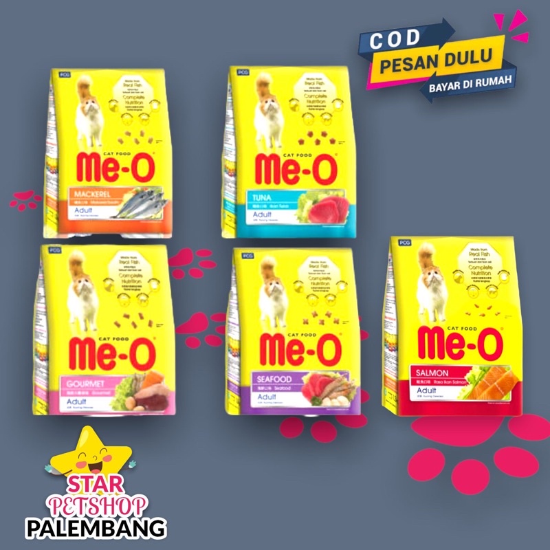 Maknan Kucing Meo Adult Fresh pack 1.2kg All varian rasa