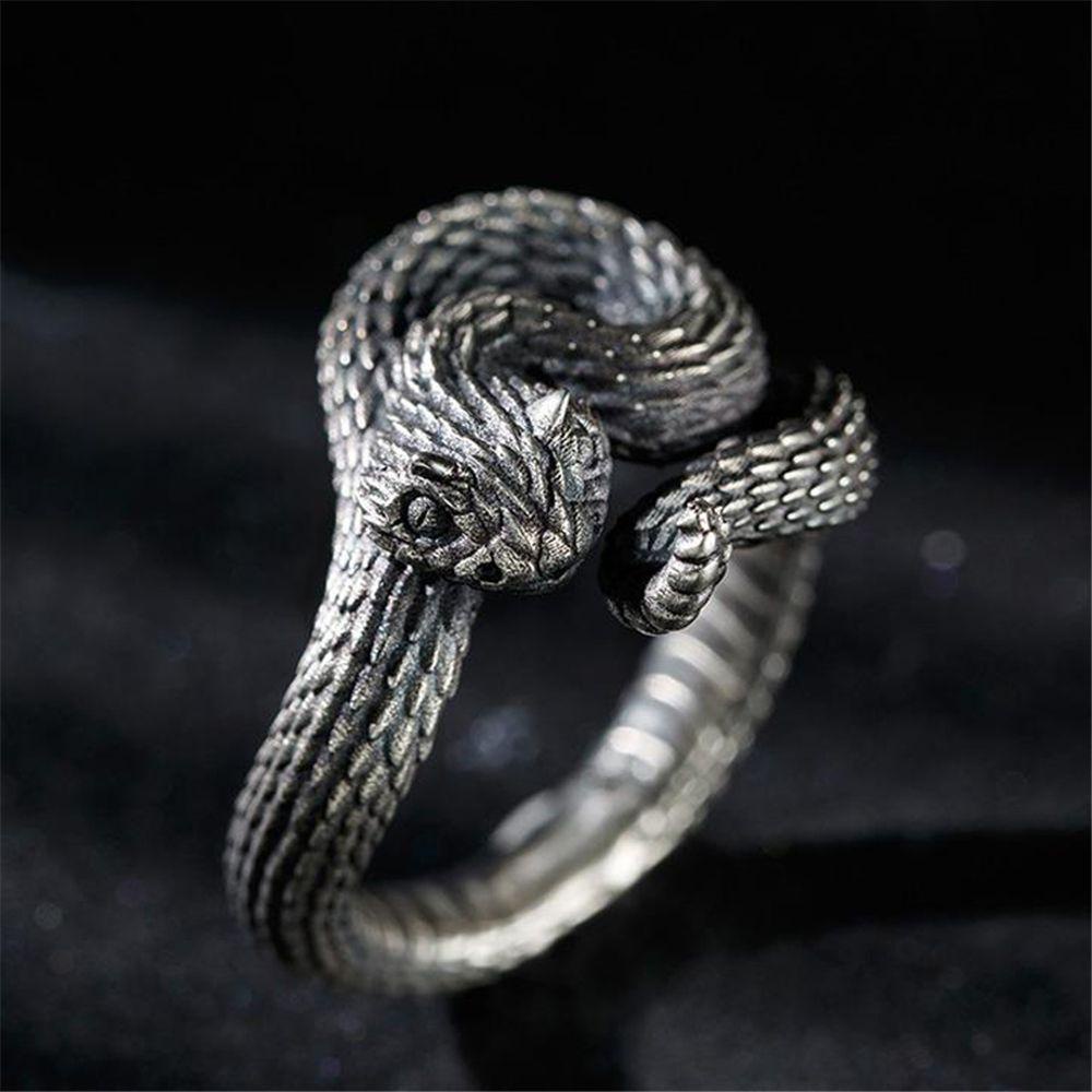 Cincin Ular Nanas Fashion Keren Rock Hip Hop Biker Finger Vintage