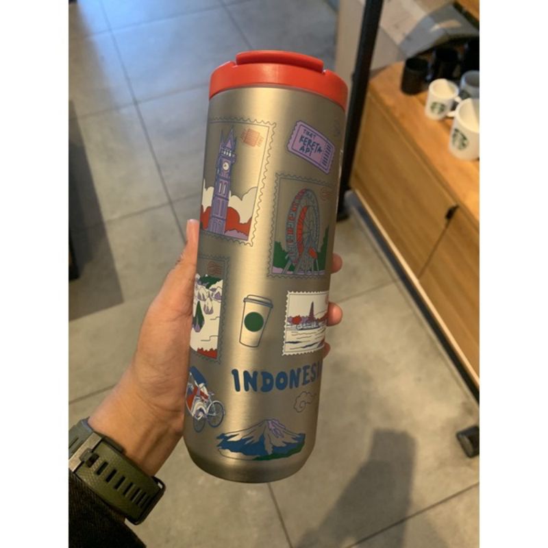 Botol tumbler Starbucks original Edisi Beauty of Indonesia