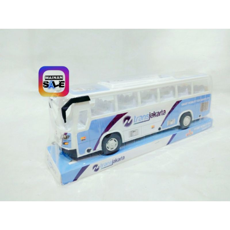 MAINAN ANAK MOBIL BUSWAY TRANSJAKARTA.