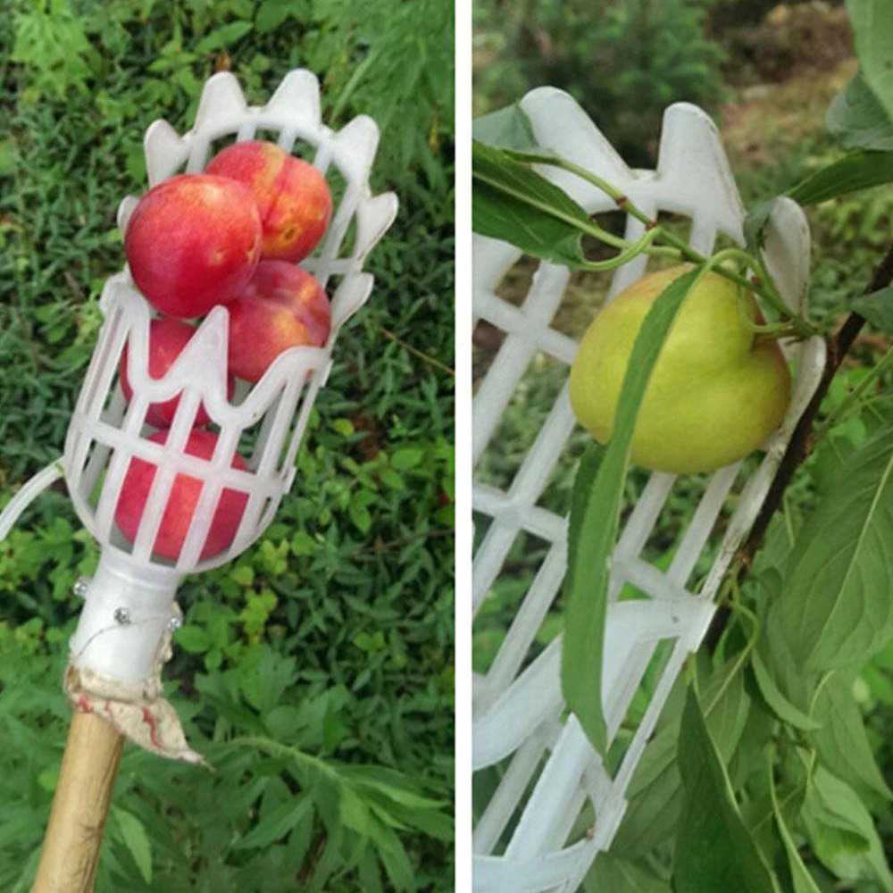 Sekop Pemetik Buah Garden Fruit Picker Tool / Fruit Picker Kantong Panen Alat Petik Buah Besi Pemetik Buah Rambutan Pepaya Mangga Buah Tinggi / Sekop Keranjang Petik Buah Jeruk Pertanian Kebun / Alat Petik Pemanen Buah Mata Galah Metal Murah Original