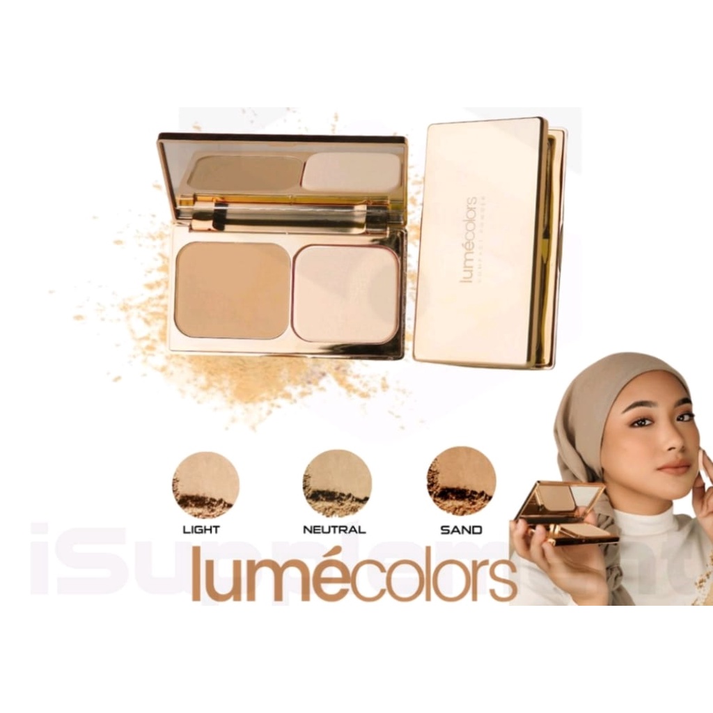 compact powder lumecolors bedak padat