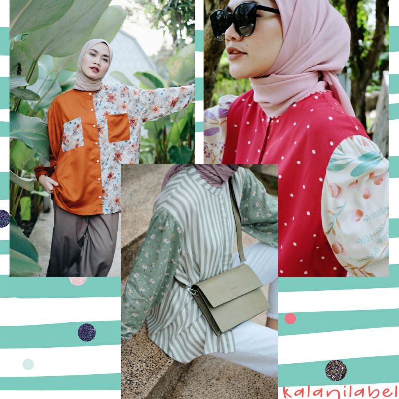 Pattern Shirt Original Seri Miyasa - Carol - Davni by Kalani Label