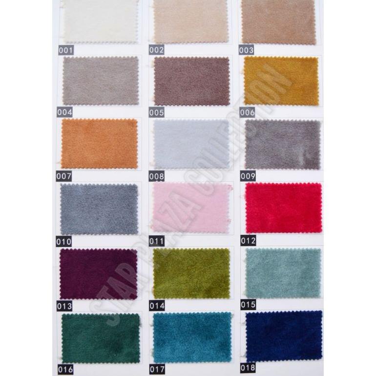 KAIN BLUDRU / BELUDRU / VELVET MENGKILAP TEBAL EKSLUSIF - PICASSO (SOFA, JOK, KURSI, SARUNG BANTAL) 