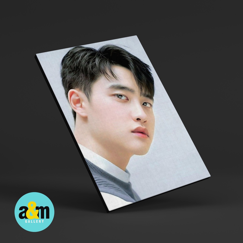 Poster Kayu D.O DO KYUNGSOO EXO Hiasan Dinding Kamar K-POP I Pajangan Dinding Kamar K-POP Wall Decor Kamar - A&amp;M