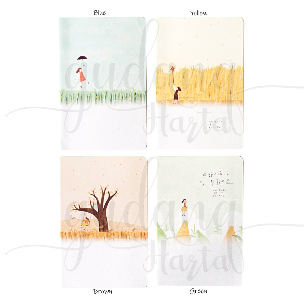 

Notebook A5 Country Girl Buku Tulis Buku Catatan Note Lucu GH 308216