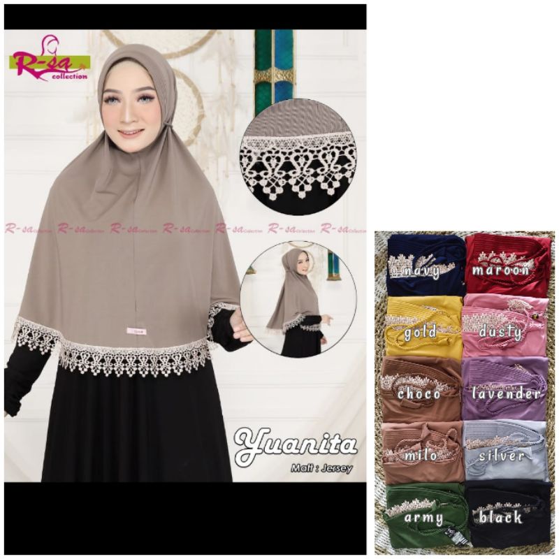 Hijab Mazea Bergo Renda