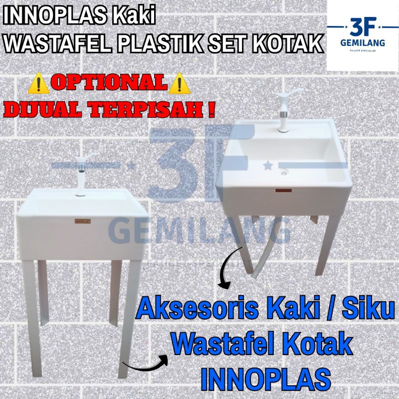 Wastafel Plastik SET INNOPLAS Model KOTAK - Wastafel Portable Plastik - Washtafel Cuci Piring