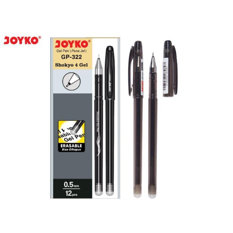 

COD - PEN / PULPEN JOYKO SHOKYO GEL GP 322 / PULPEN ERASABLE / BISA DI HAPUS