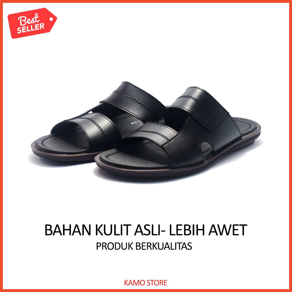 Sandal Pria Anti Slip Kulit Santai Cowok Handmade Premium C9F5 Casual Nyaman Keren Original

Selamat
