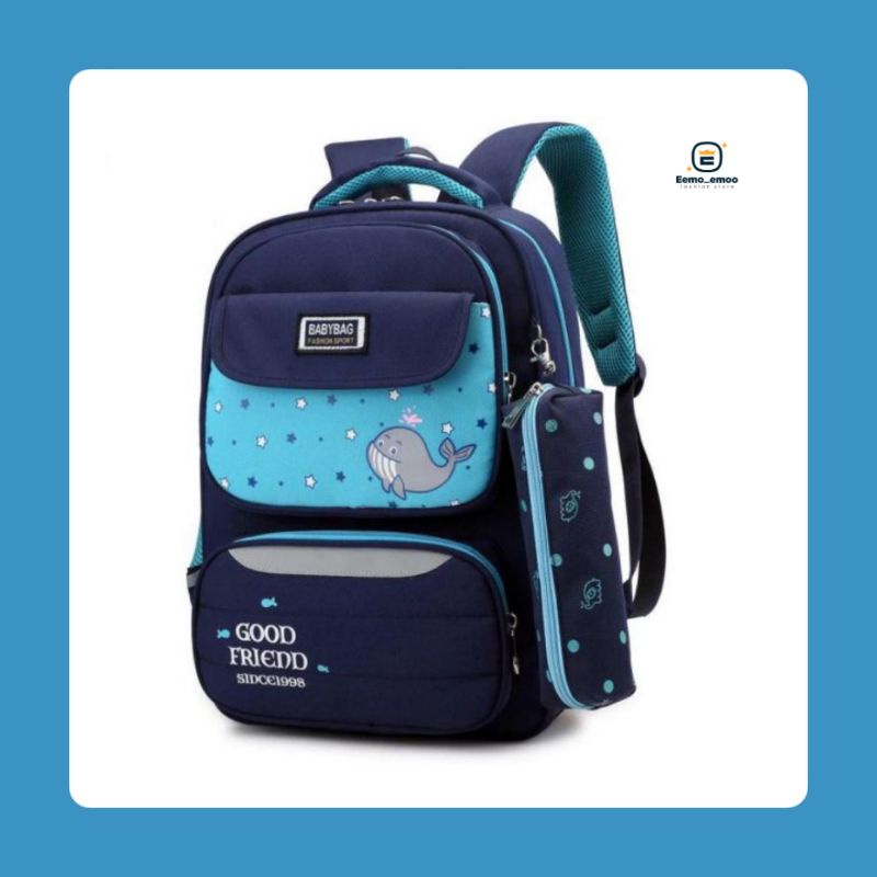 TAS RANSEL PRIA PAUS RANSEL BACKPACK KOREA FASHION RANSEL ANAK WANITA SEKOLAH EMOEMO