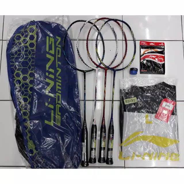 Raket Lining G force lite 100-110-120-150 komplit