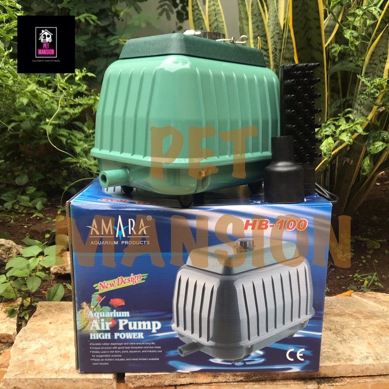 AMARA aerator HB-100 hiblow HB100 pompa udara hidroponik HB 100