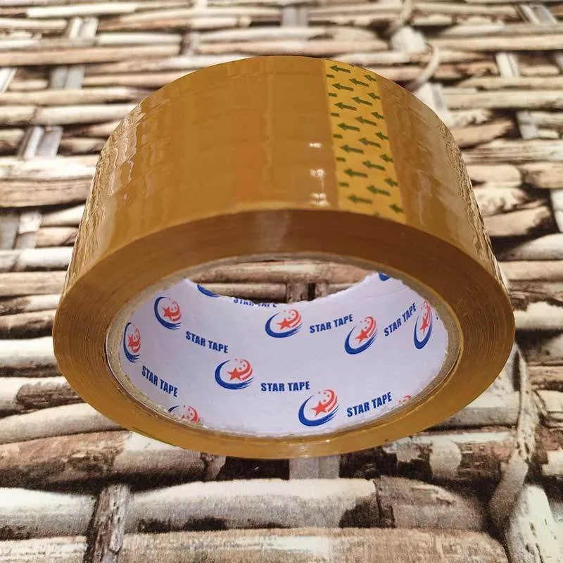 

LAKBAN COKLAT 48MM 100 YARD - STAR TAPE ISOLASI COKLAT LENGKET