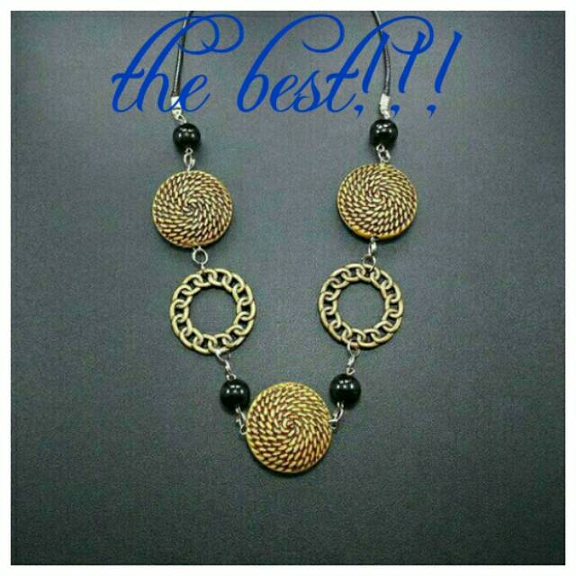 Kalung cantik aksesoris unik kekinian kalung hijab