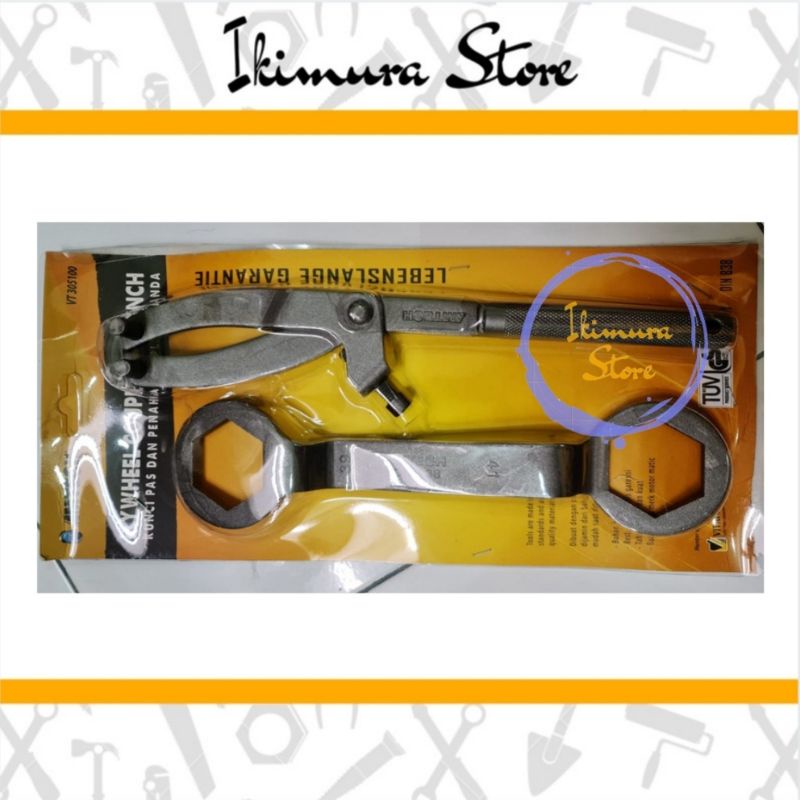 Paket Flying Wheel Plier dan Kunci Blok Mesin 39x41