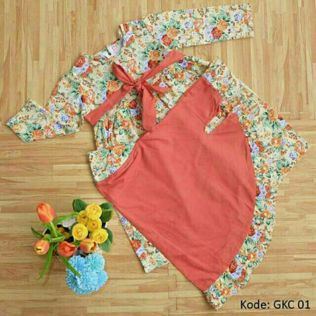 Hoscollection GKC01 GAMIS ANAK KATUN COMBI