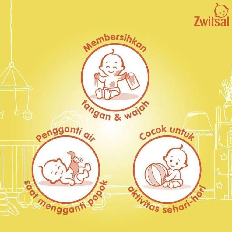 ZWITSAL BABY WIPES TISU BASAH BAYI SENSITIVE 50S 50 S RICH MOISTURE BABY SHARK 40S 40 S