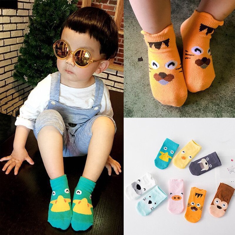 Kaos Kaki Bayi Motif Hewan Kaos kaki Anak Karakter KaosKaki Anti Slip Baby Socks Animal Cute/C 87-88