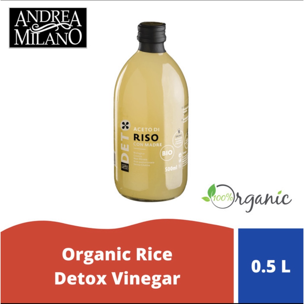 

Andrea Milano Organic Rice Detox Vinegar with Mother 0.5 L