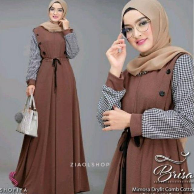 BRISA MAXI DRESS-Moca