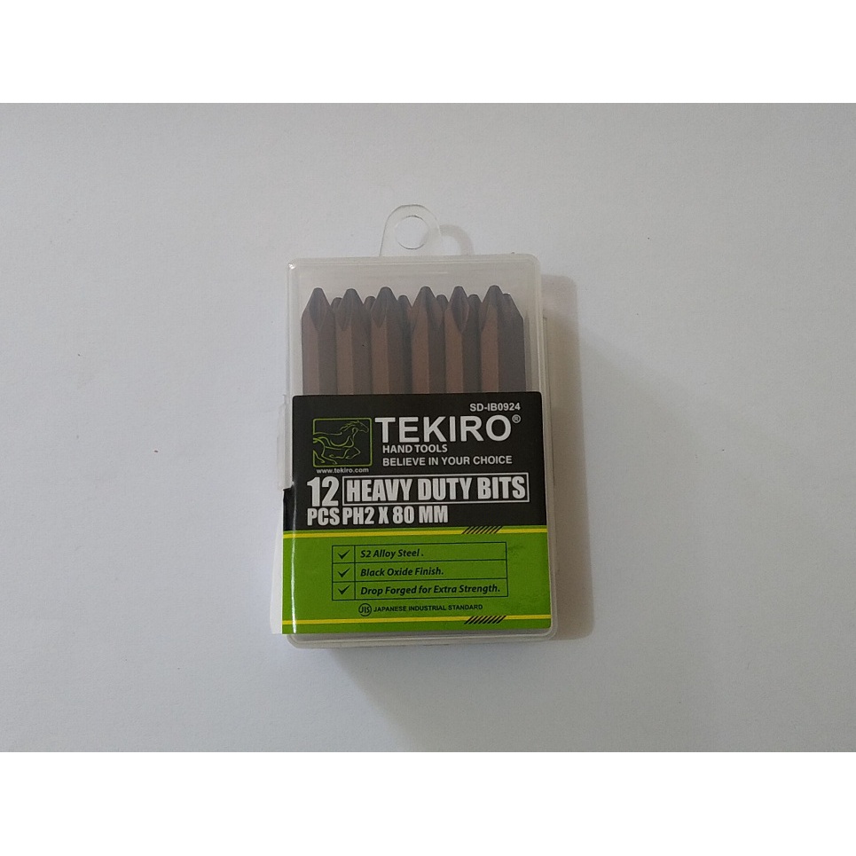 Tekiro Mata Obeng Ketok PH2 - Heavy Duty Bits PH2 x 80 mm - Per Pcs