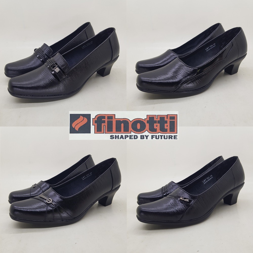 Sepatu kulit perempuan Finotti LBT