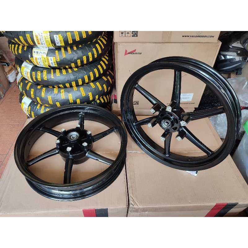 paket lengkap velg vrossi sanca Ninja RR, Ninja ss, Ninja R, Ninja s