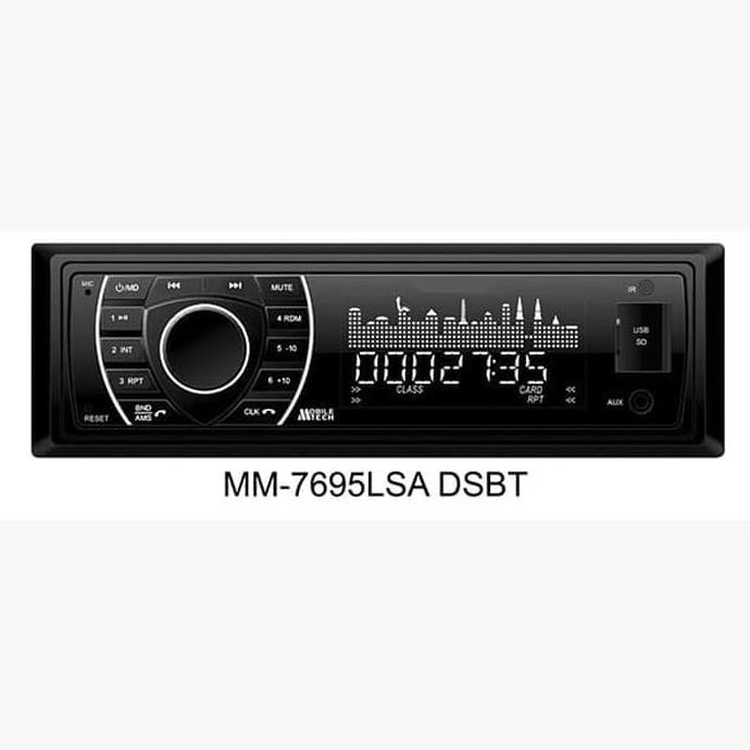 READY Mtech Tape Single Din Head Unit Radio USB SD Card MP4 Mobil