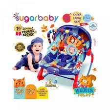 Promo !! PROMO!! SUGARBABY BOUNCER  10in1 - Kursi Duduk Bayi Sugar Baby NEW 10in1 Premium Rocker Bouncer