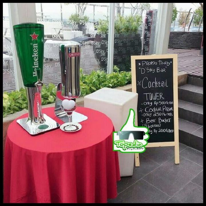 

Papan Tulis Kapur Standing 80 X 50 Cm || Cashback