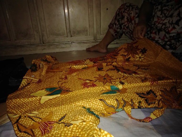 Batik Wanita Asj Sa Hrb026 Kenongo Kemeja Tosca Pendek
