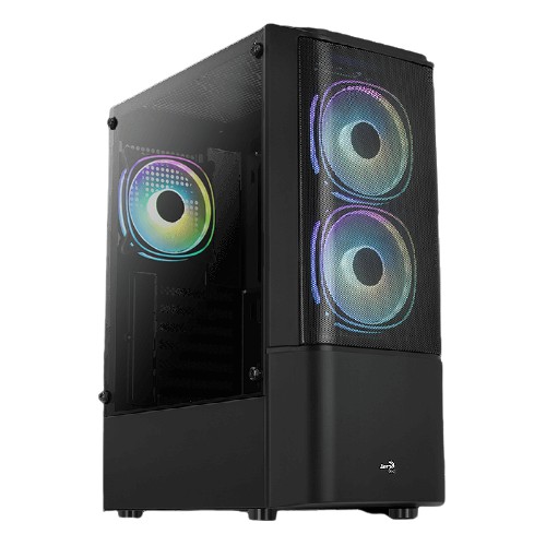 Casing Aerocool Quantum Mesh - Tempered Glass ATX Case