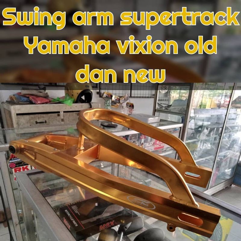 Swing arm supertrack yamaha Vixion new gold model delkevic bpro