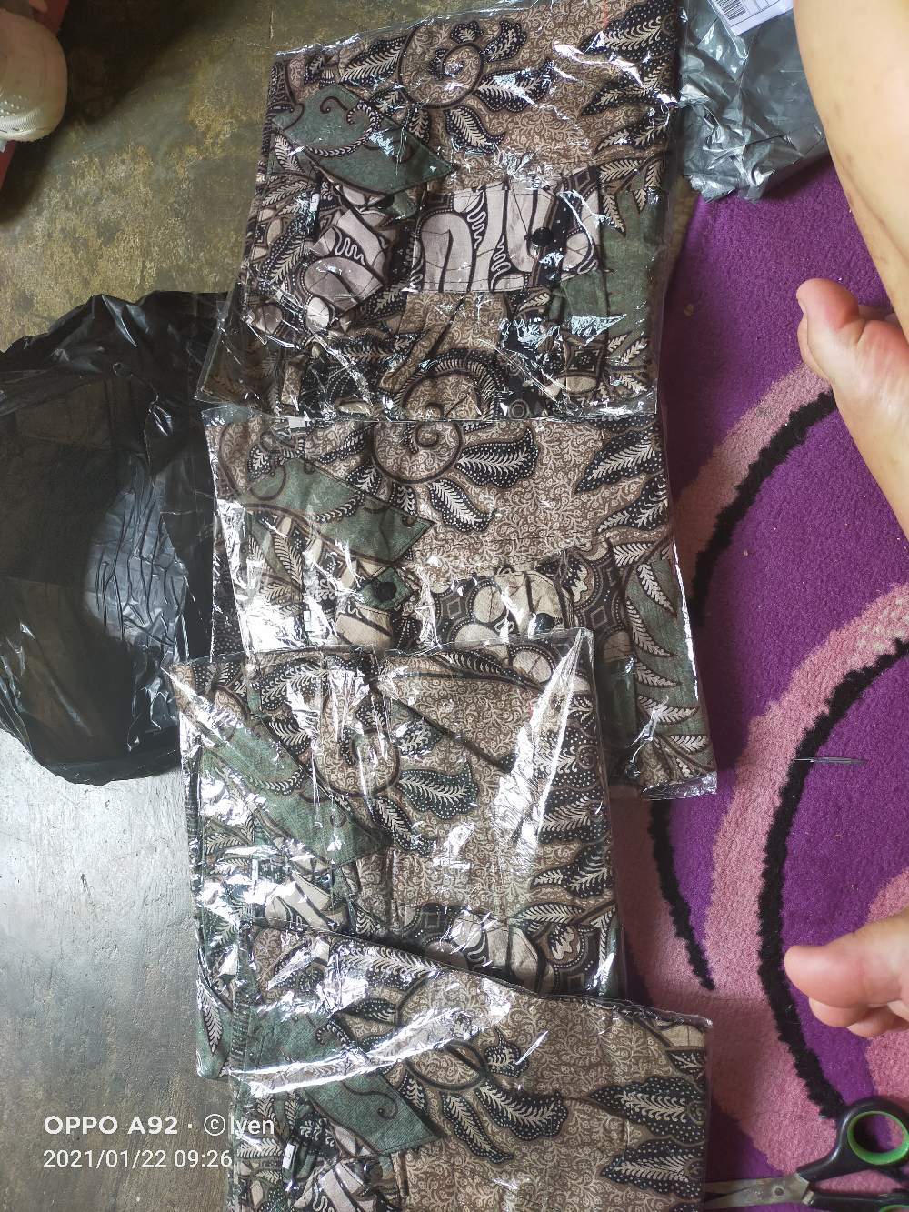 Baju Kemeja Batik Kantor Pria Lengan Panjang Fashion Pekalongan Solo Bw 058