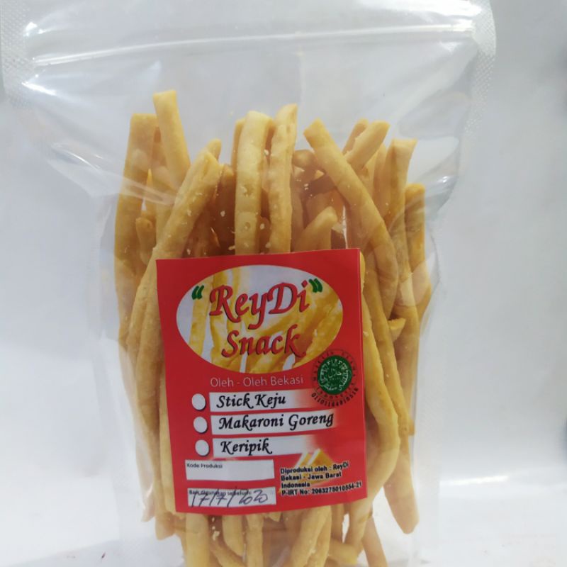 

Cheese Stick ReyDi 200 gram kemasan ziplock Cistik Reydi dengan keju edam