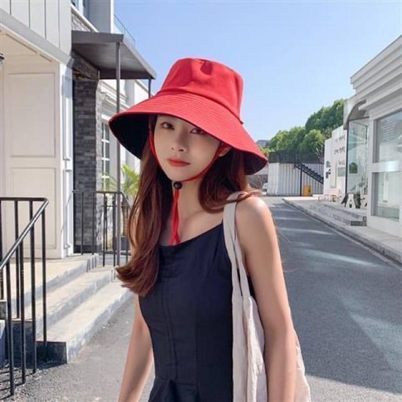 CAHAYA Topi Wanita Bisa Digunakan Dua Warna Depan Belakang / Topi Pantai / Topi Outdoor S60